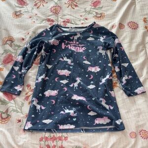 Wonder Nation Unicorn Themed Nightgown